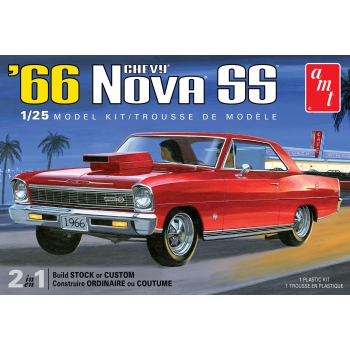 Plastikmodellauto – 1966 Chevy Nova SS 2T – AMT1198